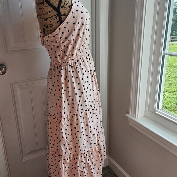 Beautiful Polka Dot Halter Midi Dress Size M Maurices NWOT - Picture 4 of 8